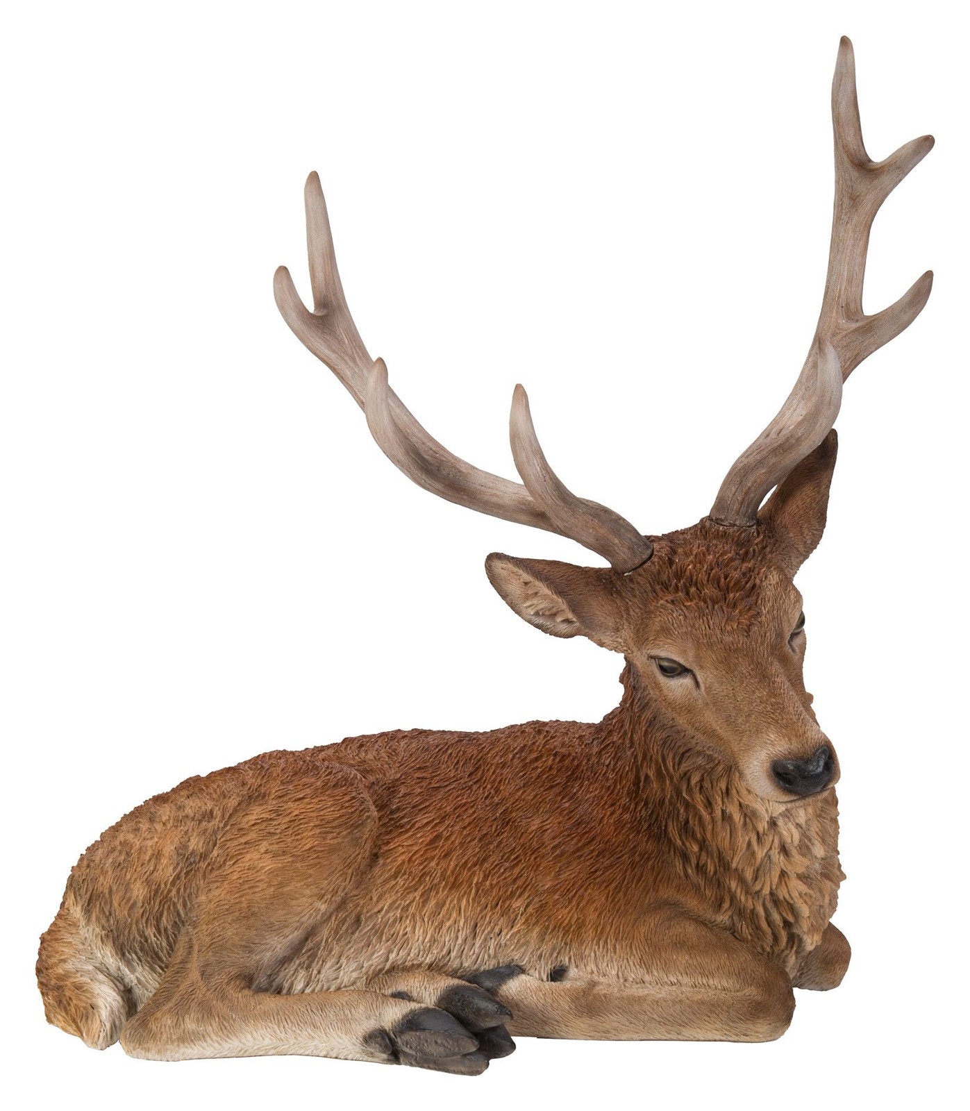 Stag Laying - Lifelike Garden Ornament - Indoor or Outdoor - Real Life