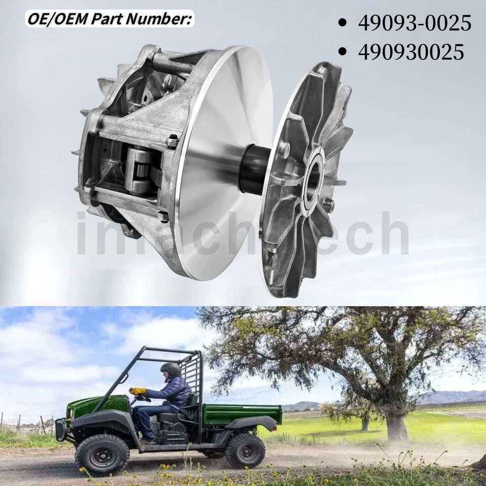 New Drive Clutch Converter 49093-0025 For 2009-2023 Kawasaki Mule 4010 4000 - Image 3 of 4