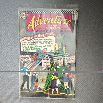 DC Comics Adventure Comics Superboy Legion of Super-Heroes Evil Hand Silver Age