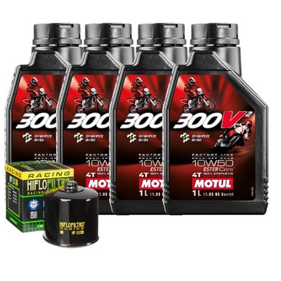 Motul 300V2 Ölwechselkit 10W50 Für Ducati 1200 Multistrada 2010>2016