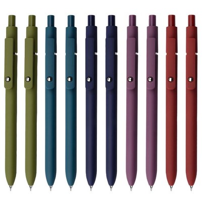 Gelstifte, 10 Stück kugelschreiber 0.5 mm schwarze Tinte, feine Spitze, glatt...
