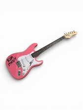Ella Langley Signed Autograph Pink Electric Guitar Country Star PSA COA Rare Hot