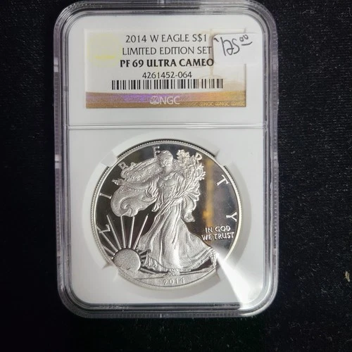 2014 W American Silver Eagle- Limited Edition Set- NGC PF69 Ultra Cameo
