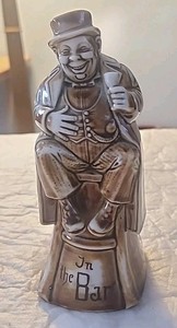 Antique Germany Schafer Vater Porcelain In The Bar Nipper Bottle No Damage