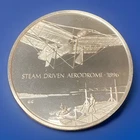 Sterling Silver Round Franklin Mint History of Flight 37.27 gram (1.11 ozt .999)