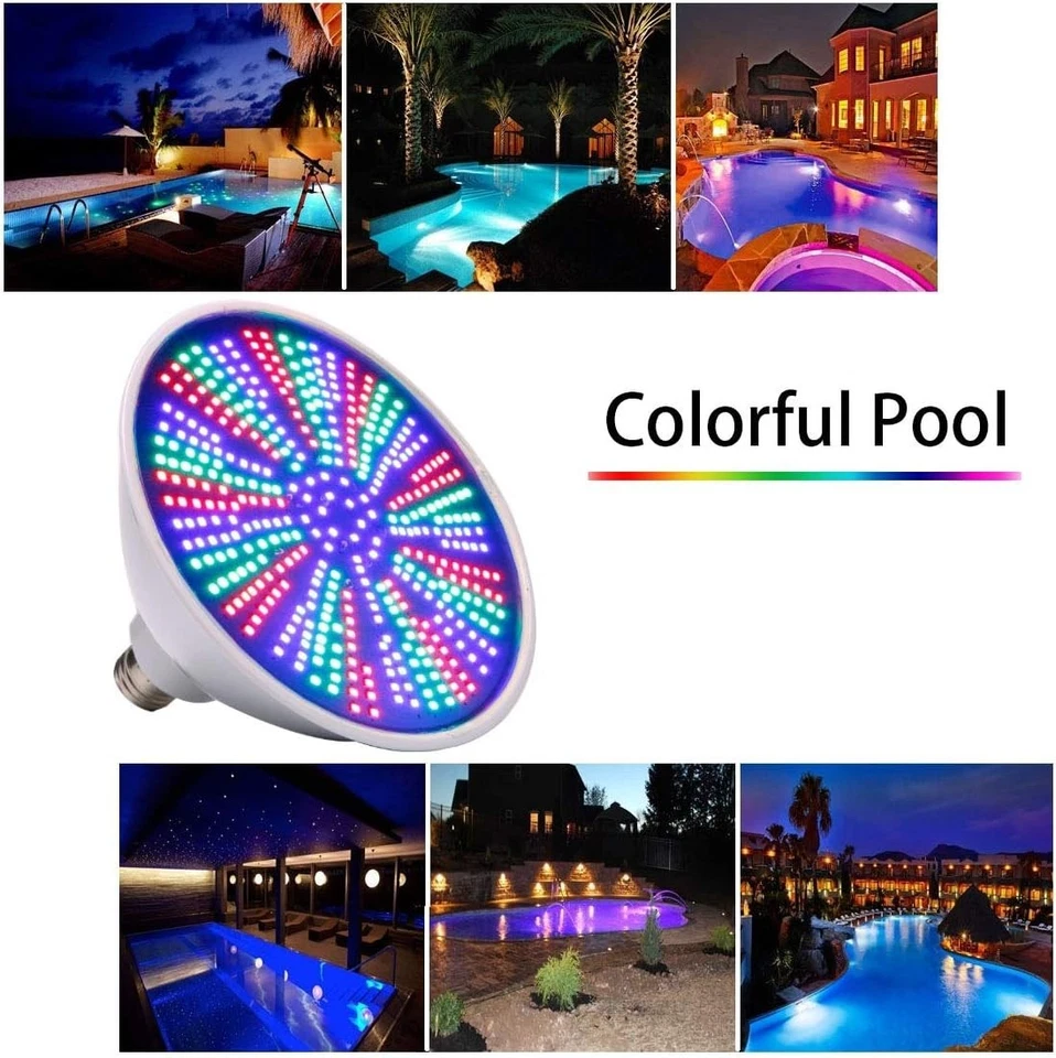 Bombilla Piscina Cambiante de Color, 120V 40W, Repuesto E26 Foto 4 de 4