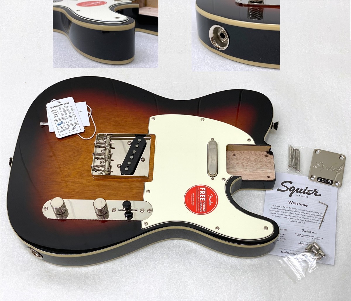 Genuine FULL THICKNESS Classic Vibe Fender Squier 60's CUSTOM TELE