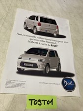 Dué First voiturette voiture sans permis catalogue automobile publicité