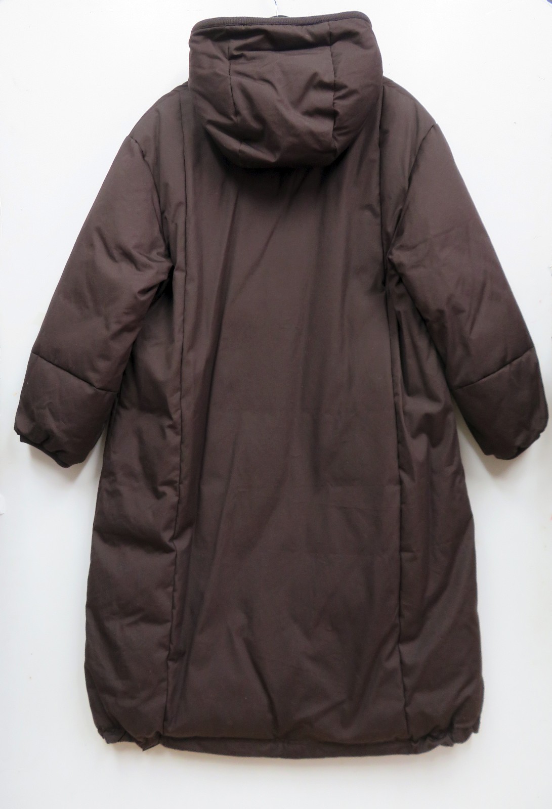 RRP £399 POETRY 14-16 UK (Chest 62 cm) Fig Brown 100percent Cotton PADDED DOWN COAT image 4