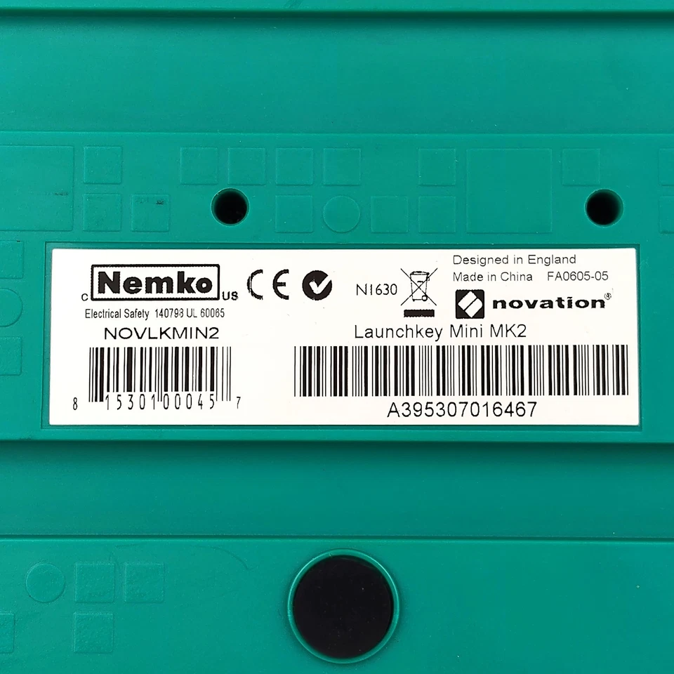 Novation Launchkey Mini MK2 Midi Keyboard With USB Cable Tested Free Shipping - image 3 of 4