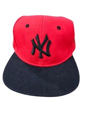 Rare New Cap NY 90 s Yankees New York Vintage Snapback Cap Red/Black