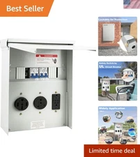 Temporary Power Outlet Panel Cold-Rolled Steel 20 30 50 Amp Receptacles