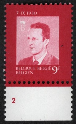Belgien - König Baudouin von Ferdinand Baudin (Foto R. Vander Plassche) - 1980