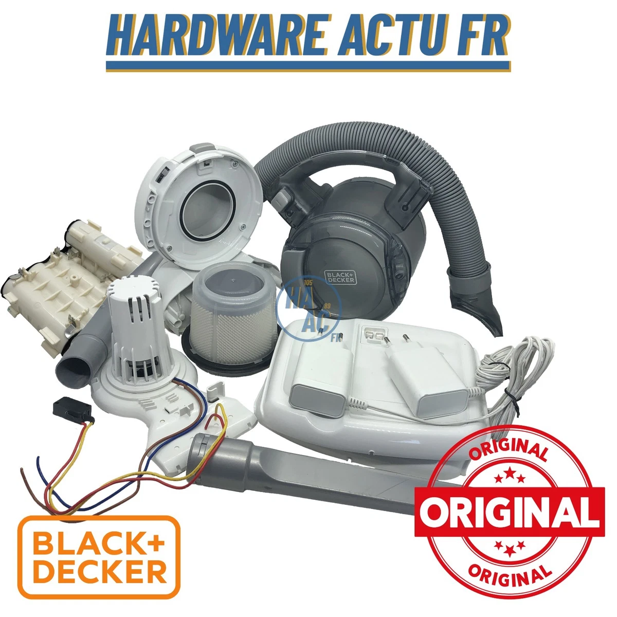 Vhbw 3x Filtro Di Ricambio Per Aspirapolvere Black & Decker Dustbuster (NVB220WC, NVB220, NVB215WAN, NVB215WN) - Unità Filtrante Lavabile E Riutilizzabile