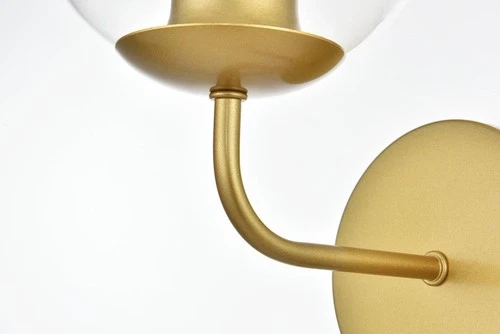 Elegant Lighting LD7321W6 Genesis 10" Tall Bathroom Sconce - Black - Picture 4 of 12