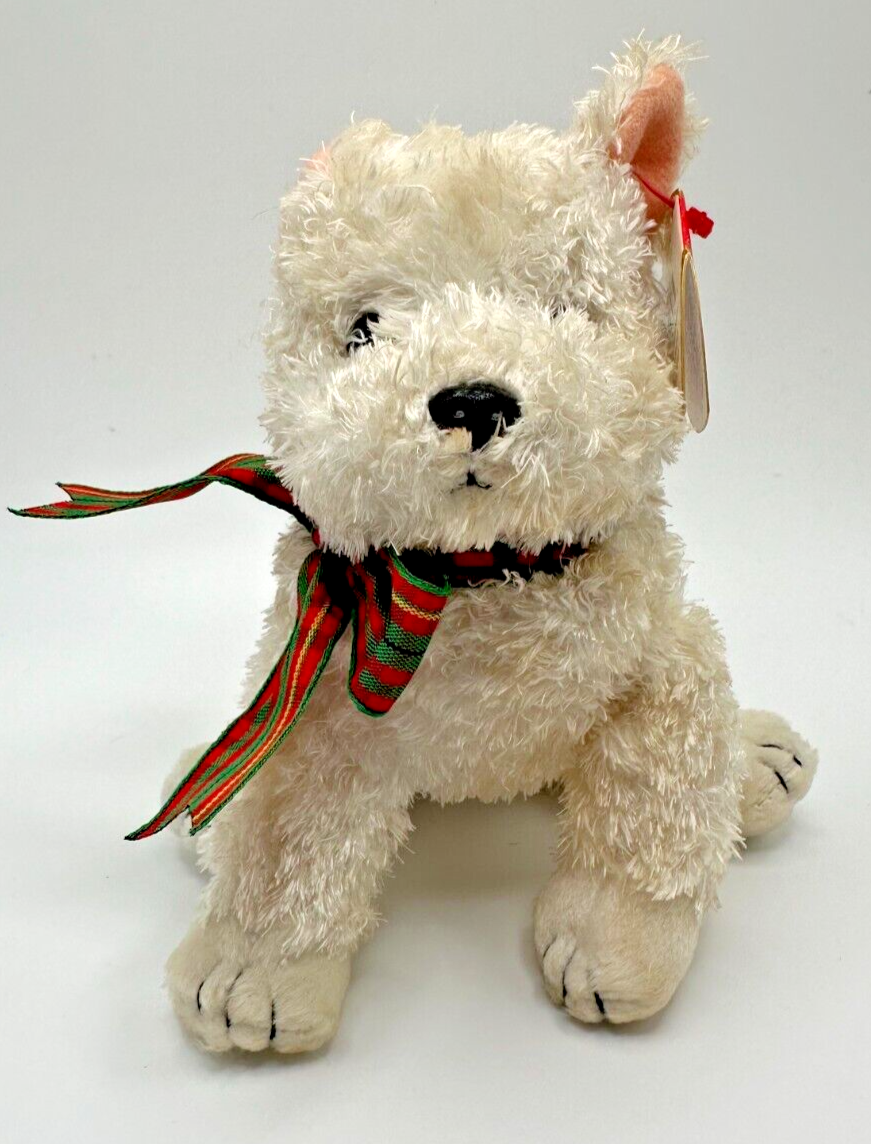 Red Ribbin Stamp Ty Beanie Baby Kirby The Dog 2001 9th Gen Swing Tag 10th Gen Tush Tag ...