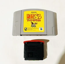 Nintendo Donkey Kong 64 Japanese Ver. with Memory Expansion Pak N64 NUS-007 dk64