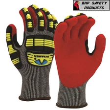Performance Impact Cut Resistant Work Gloves Multi-Purpose Durable Construction