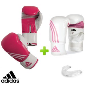 pink adidas boxing gloves