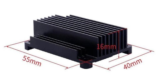 Raspberry Pi Compute Module 4 Heatsink, 16x55x40mm 104647 - Picture 2 of 3