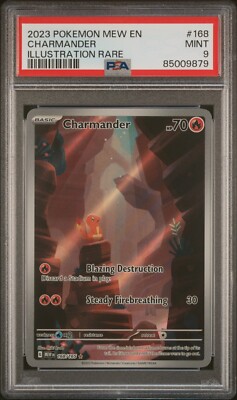 Charmander 168/165 PSA 9 - Scarlet & Violet 151 - Pokémon TCG | eBay