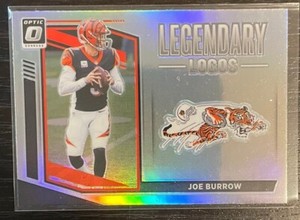 2021 Panini Donruss Optic Legendary Logos Joe Burrow #LL-3 Cincinnati Bengals