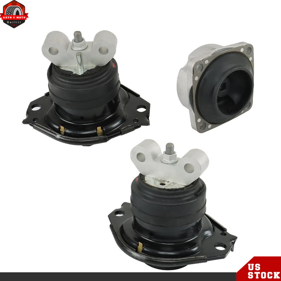 Montaje de motor y transmisión de 3 piezas para cargador Chrysler 300 Dodge Challenger 11-17 Foto 2 de 4