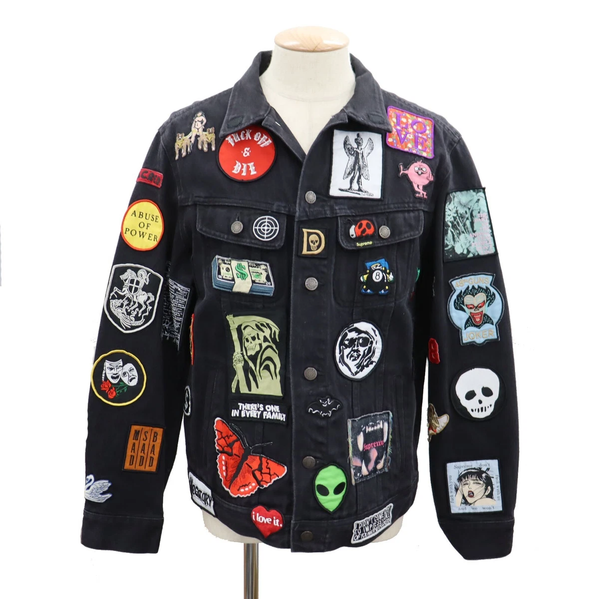 Supreme Patches Denim Trucker Jacket