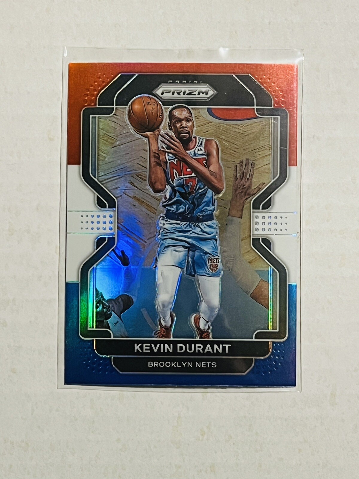 KEVIN DURANT 2021-22 Panini Prizm Red White Blue Prizm #120 Suns