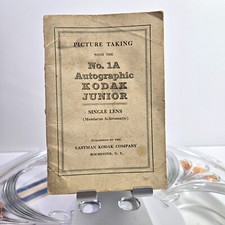 Vintage 1919 Manual No. 1A Autographic Kodak Junior Camera