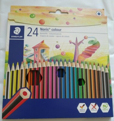 Noris Colour Pencil- Pack of 24 Coloured Pencil (185C24)