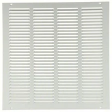 TRUAIRE 25X25 WHITE RETURN GRILL REGISTER, BOX OF 5
