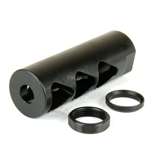 DB TAC INC Steel Muzzle Brake With Sound Redirect – 5/8x24 Thread For 6.5 Creedmoor