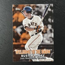 2022 Topps Series 1 Baseball Buster Posey Welcome to the Show WTTS-3