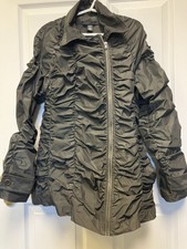 Kenneth Cole Lined Ladies Dark Greet Acetate Jacket - Size M