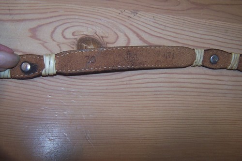 3 cinture vintage Western in pelle lavorata 30" x 3/4" - Foto 3 di 3