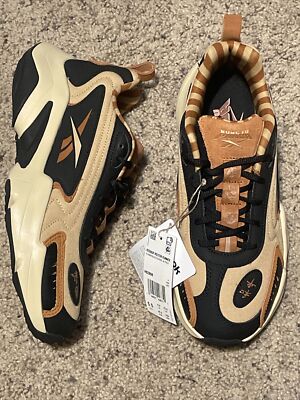 Reebok Vector Kung Fu Panda Black Beige Salted Caramel Men Unisex H02990 SZ 