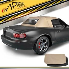 Vinyl-Verdeck Cabrioverdeck Softtop Braun für Mazda MX-5 I II NB 1989-2005