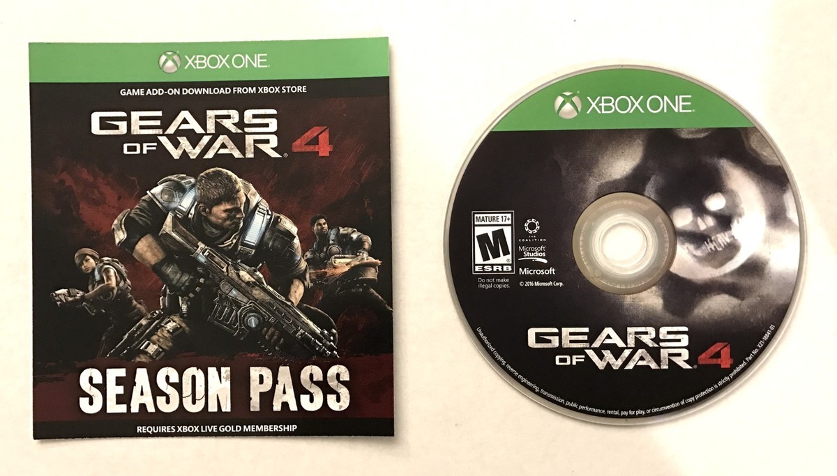 Gears of War 4 Ultimate Edition with season pass (Xbox One, 2016