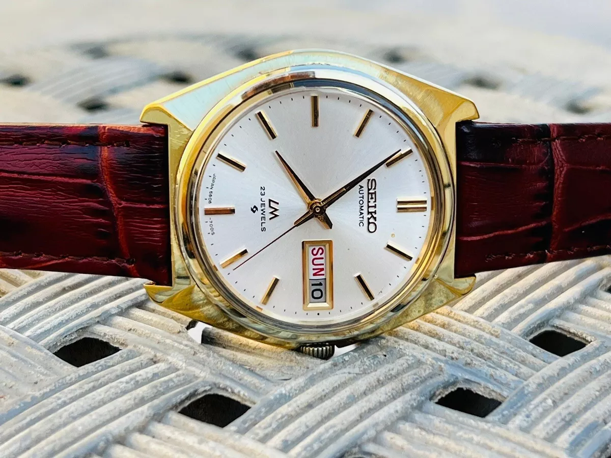 Vintage Seiko LM Automatic 23 Jewels Gents Watch, 5606-7000 Japan Made,  Perfect