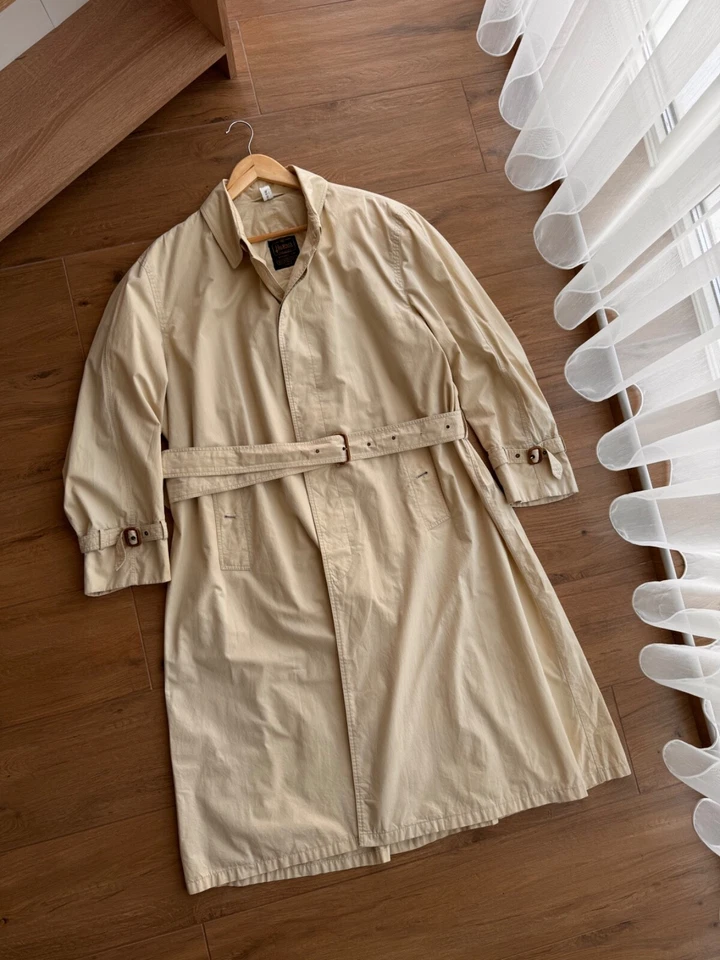 Abrigo largo beige de lujo hecho en Italia Herno de colección Foto 3 de 4