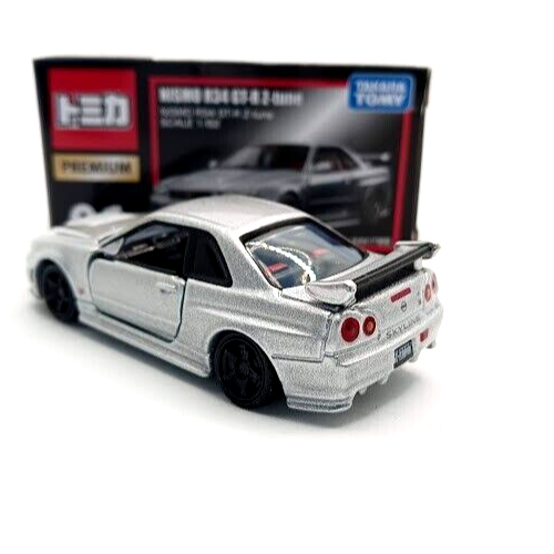 Tomica Premium 01 NISMO R34 GT-R Z-tune 1/62 Car Takara Tomy GTR - Picture 12 of 14