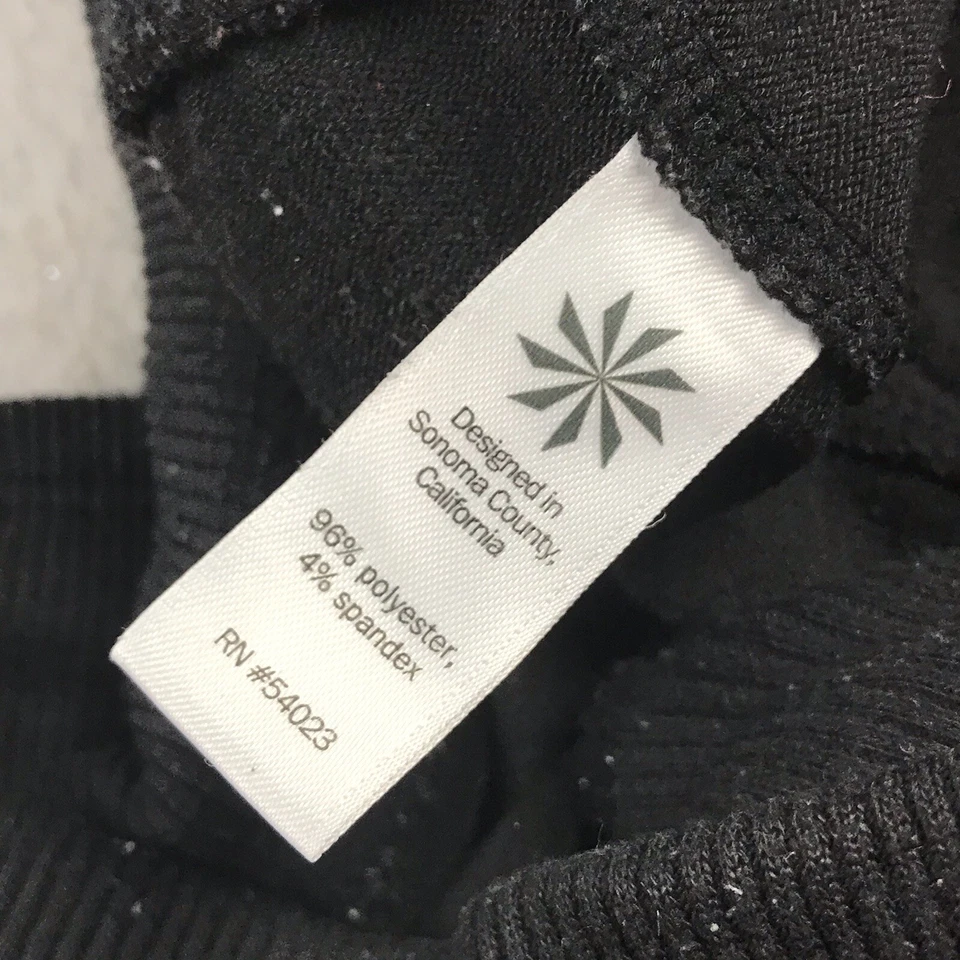 Leggings Athleta para mujer pequeños negros elásticos con cordón ligeros * Foto 3 de 4