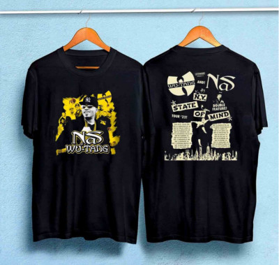 ✈ NAS & WU-TANG NY STATE MIND TOUR Tシャツ Nas and Wu-Tang Clan - NY State Of Mind Tour 2022 Unisex T