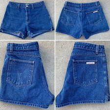 Vintage CK Calvin Klein Jeans Denim Shorts Made In USA 13 31 Waist Jorts