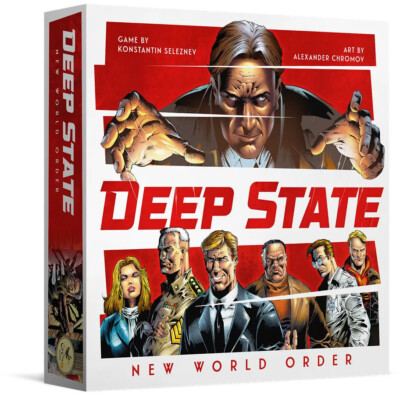 Deep State: New World Order Strategy Board Game by CrowD Games - New & Sealed