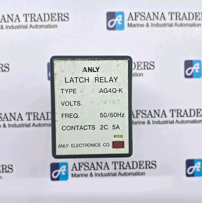 ANLY ELECTRONICS | AG4Q-K | 24VDC | LATCH RELAY