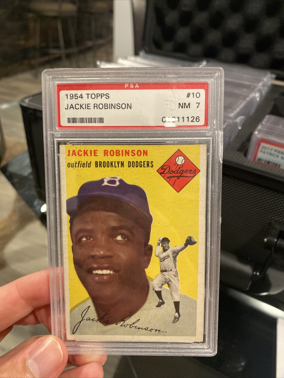 1954 Topps #10 Jackie Robinson PSA 7 NM | eBay