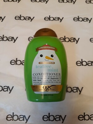 OGX Limited Edition Extra Strength Teatree Mint Hair Conditioner New