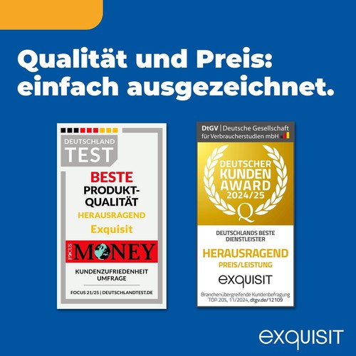 Exquisit Vollraum-Kühlschrank ohne Gefrierfach, KS320-V-H-040E inoxlook-az - Bild 4 von 8